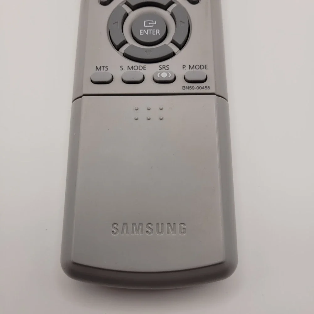Samsung BN59-00455A TV Remote Control Silver Replacement OEM BN59-00455